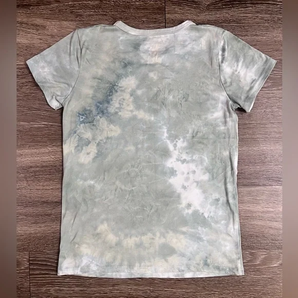 SOLD Charlotte Russe | Celestial Sun Yin Yang Tie-Dye Baby Tee Shirt Size Small - Picture 3 of 4
